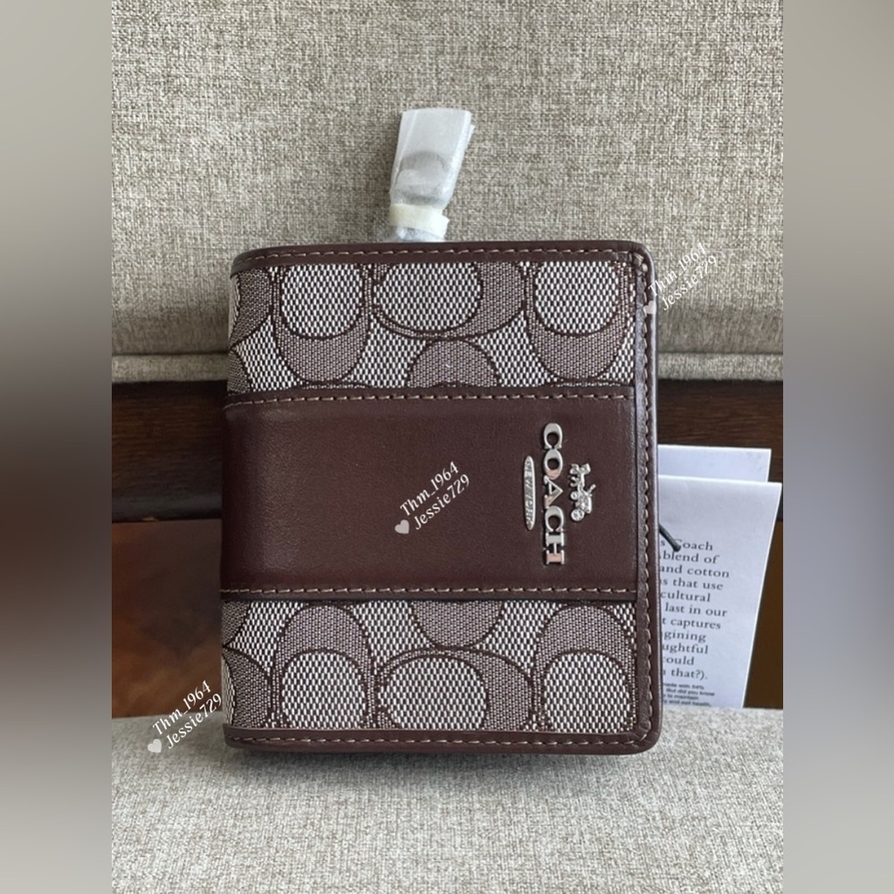 ‼️last one‼️NWT！COACH COACH SNAP WALLET IN SIGNATURE JACQUARD（COACH CU991）